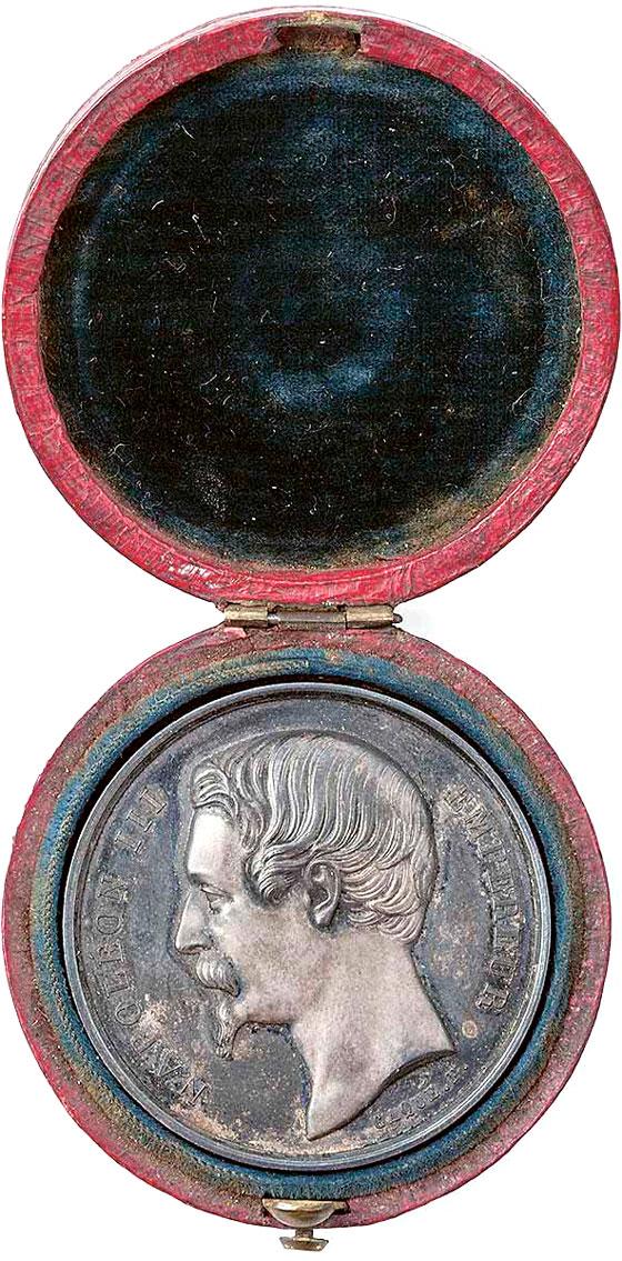 Goldmedaille, Paris 1856 – Napoleon III.